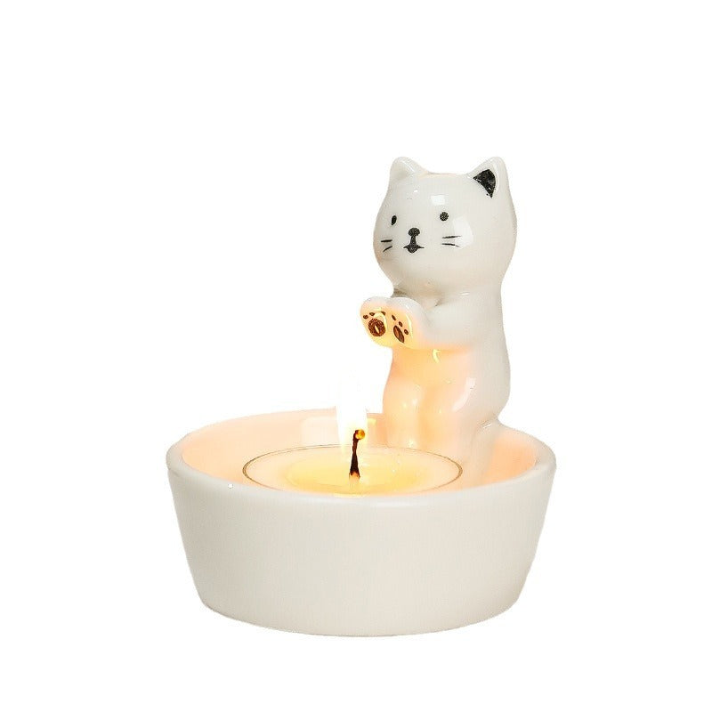 High Temperature Resistant Ceramic Ornaments Incense Candle Holder